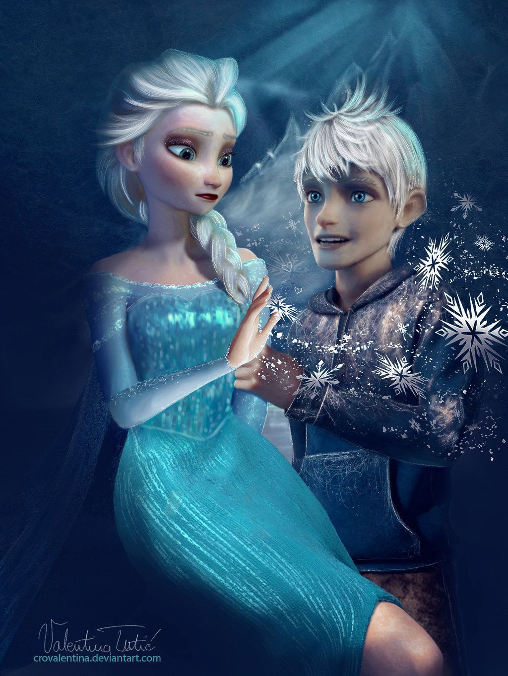 Pictures Of Elsa And Jack Frost Wallpapers