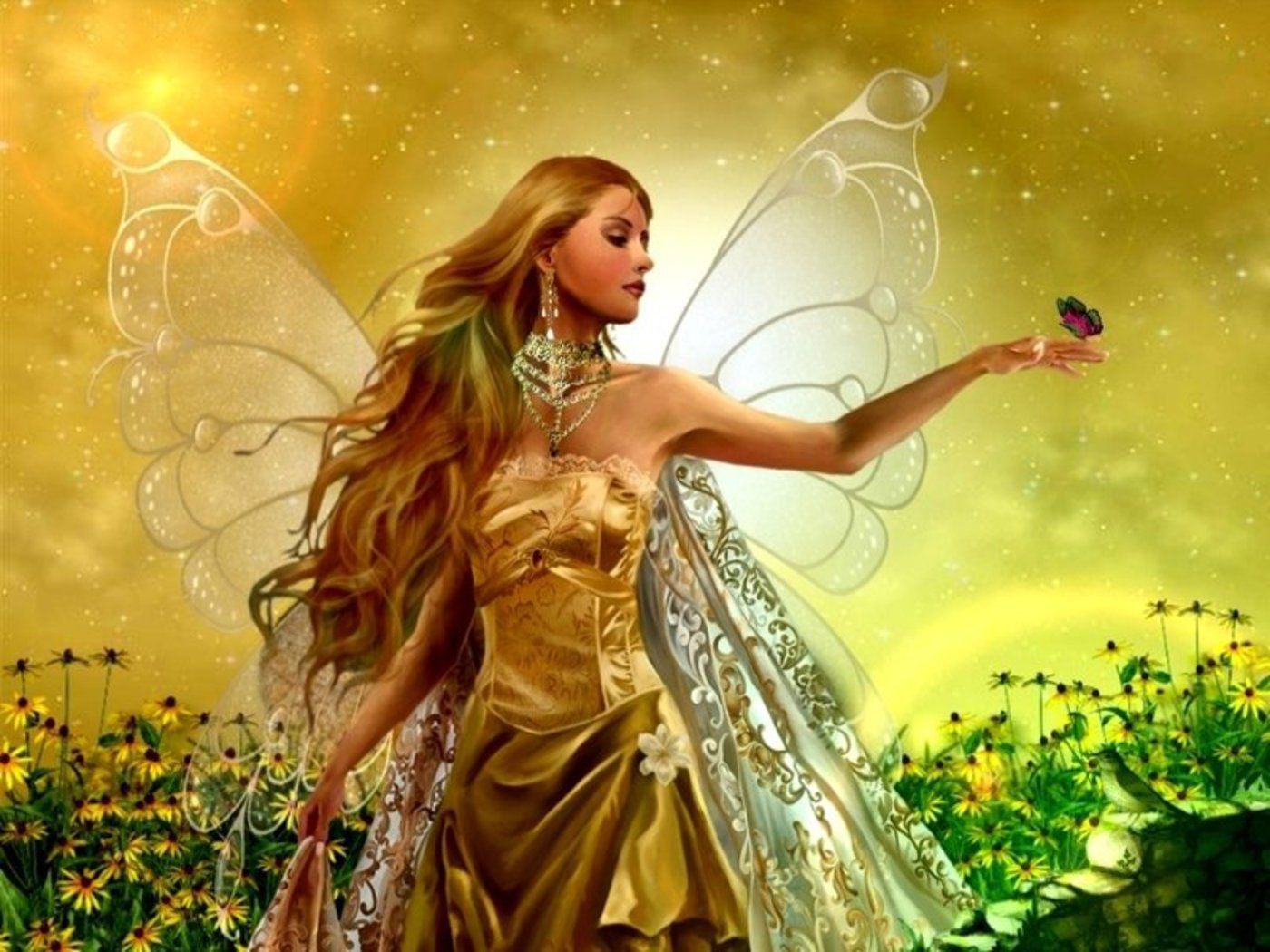 Pictures Of Fairies And Butterflies Wallpapers