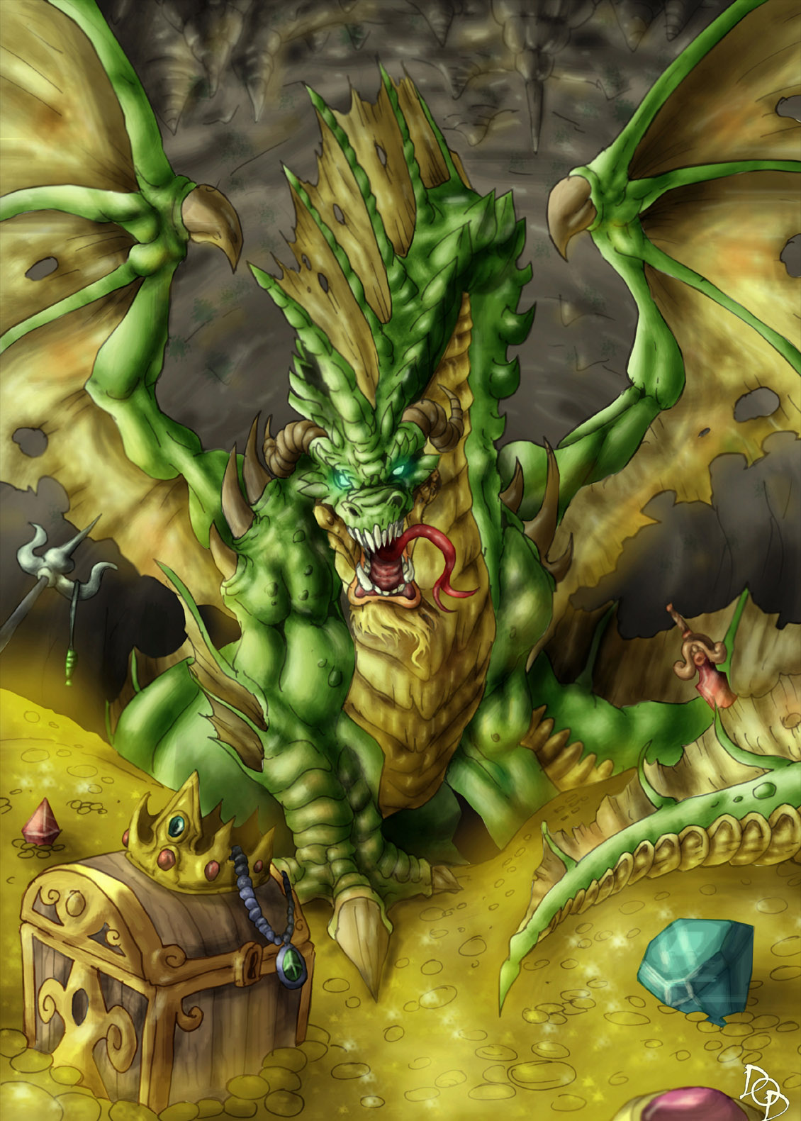 Pictures Of Green Dragons Wallpapers