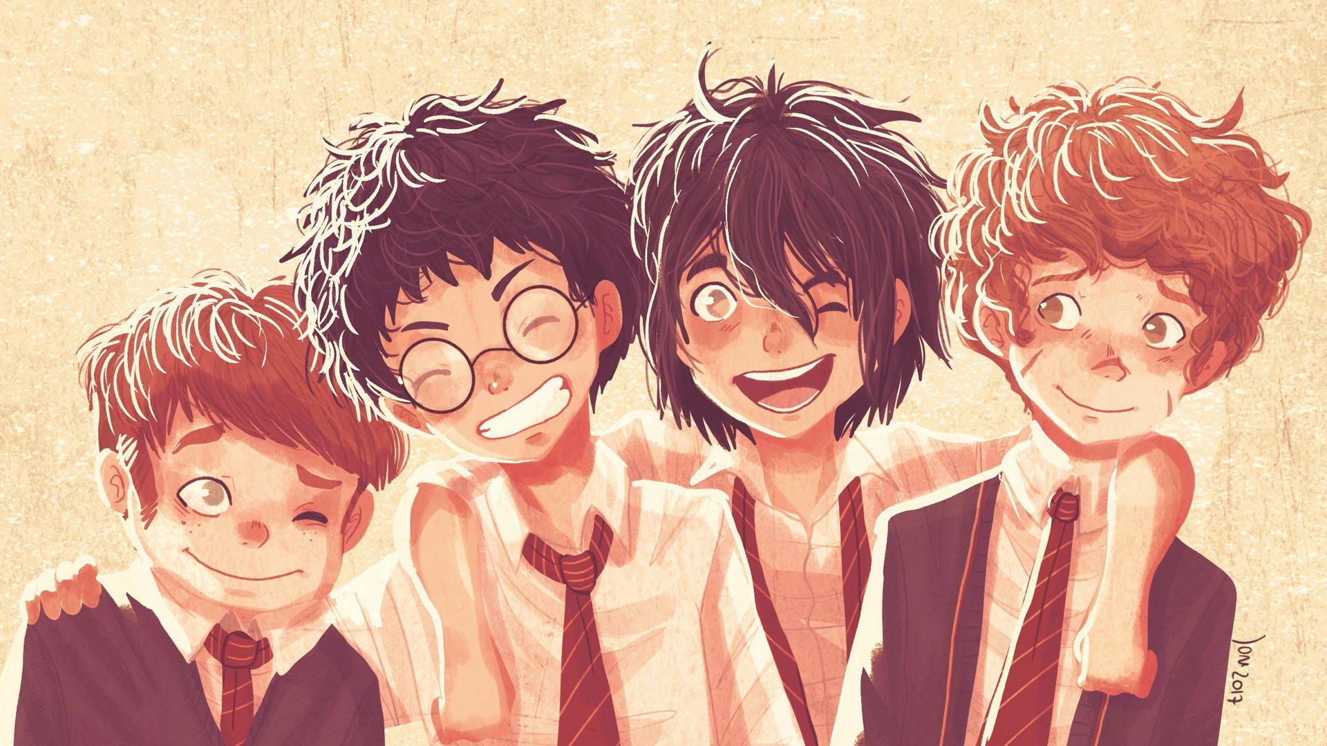 Pictures Of Harry Potter And His Friends Wallpapers