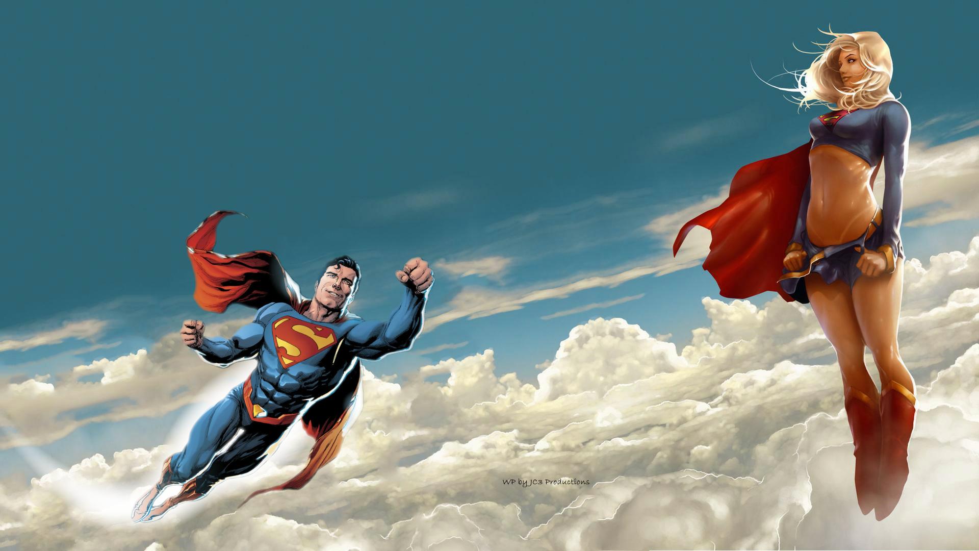 Pictures Of Superman And Supergirl Wallpapers