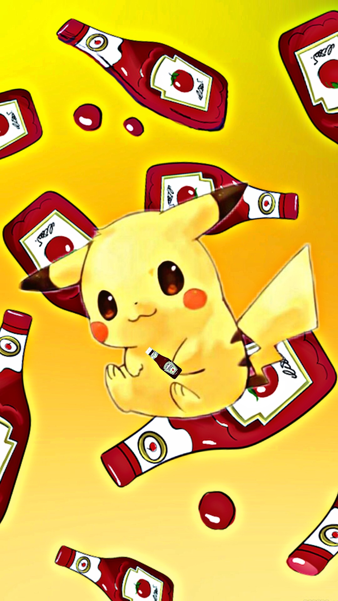 Pikachu Ketchup Wallpapers