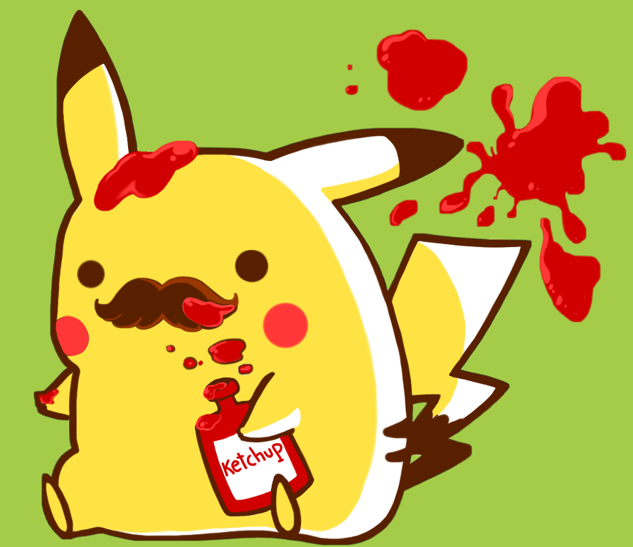 Pikachu Ketchup Wallpapers