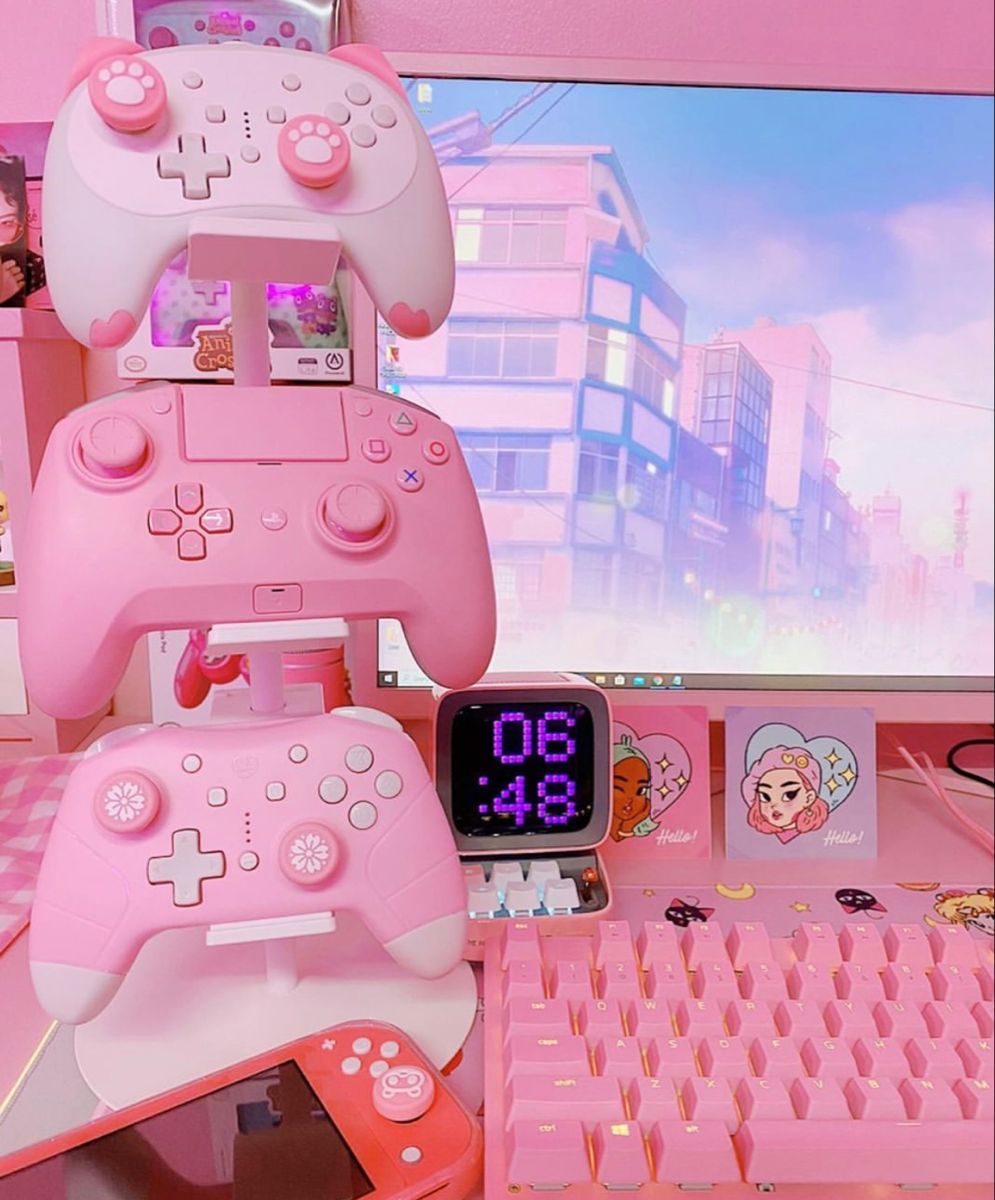 Pink Gamer Aesthetic Wallpapers