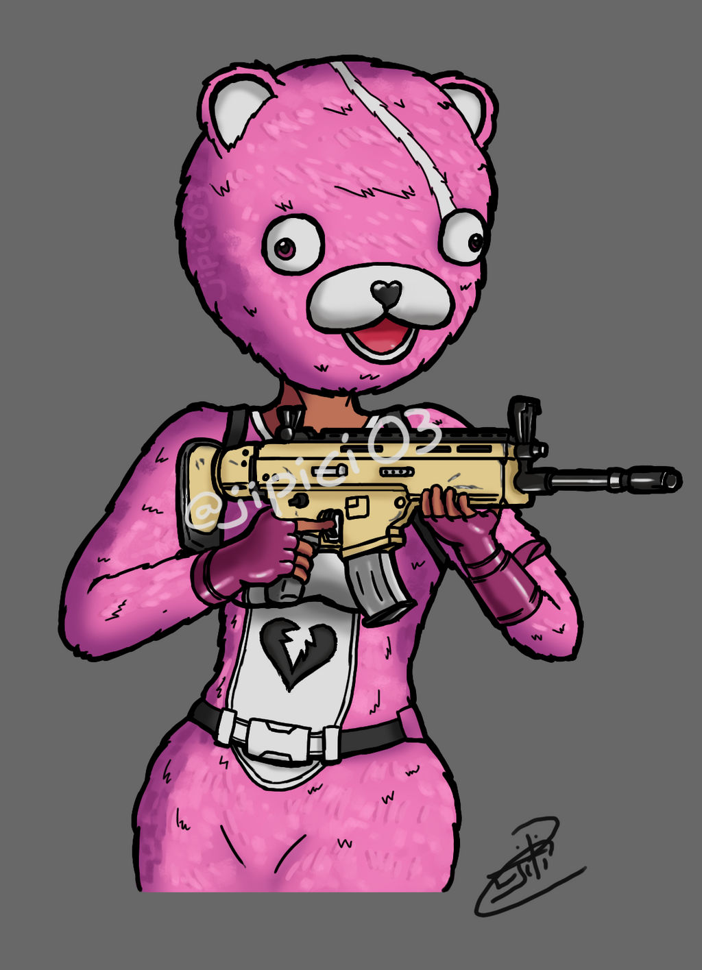 Pink Panda Fortnite Wallpapers