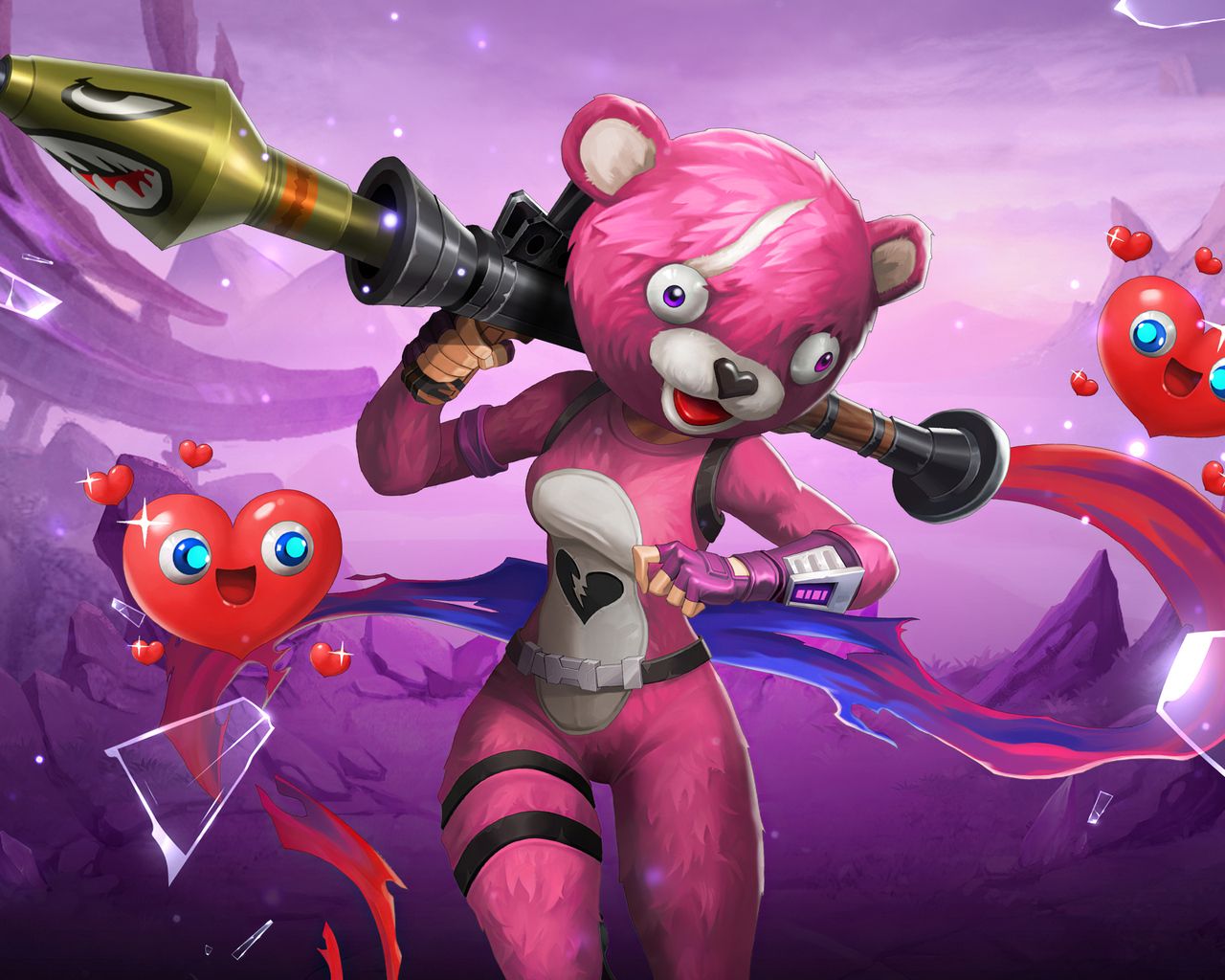 Pink Panda Fortnite Wallpapers