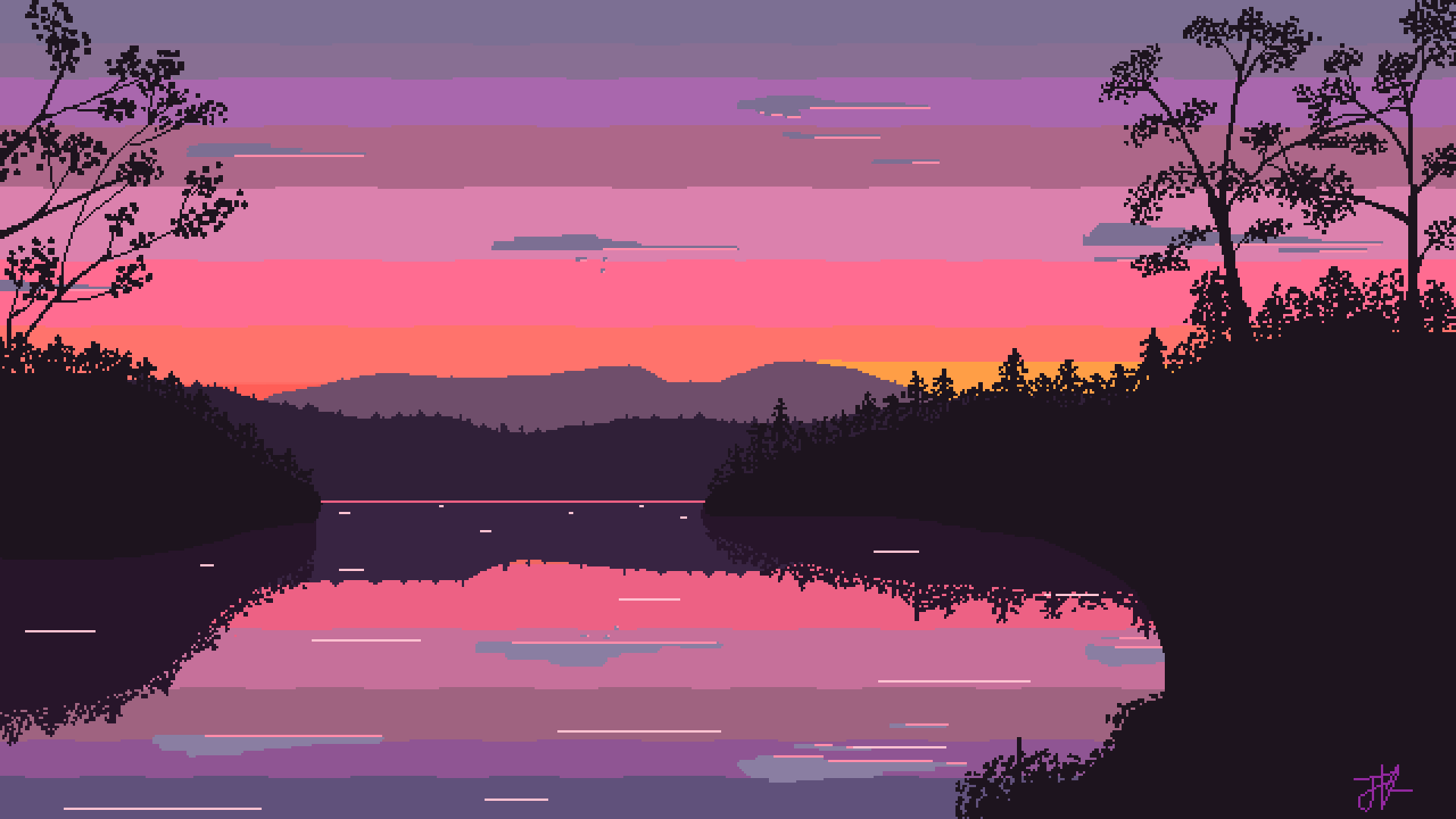 Pixel Art Phone Wallpapers