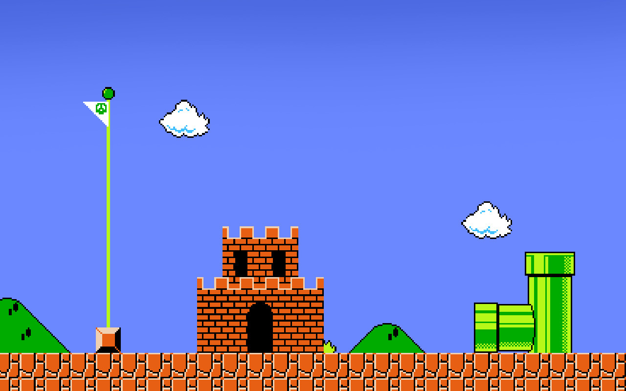 Pixel Mario Wallpapers