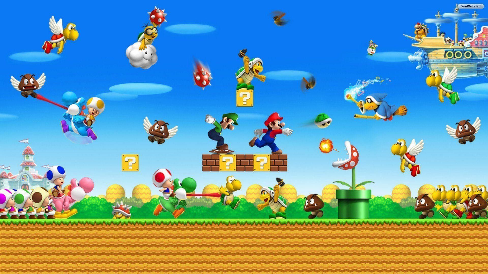 Pixel Mario Wallpapers