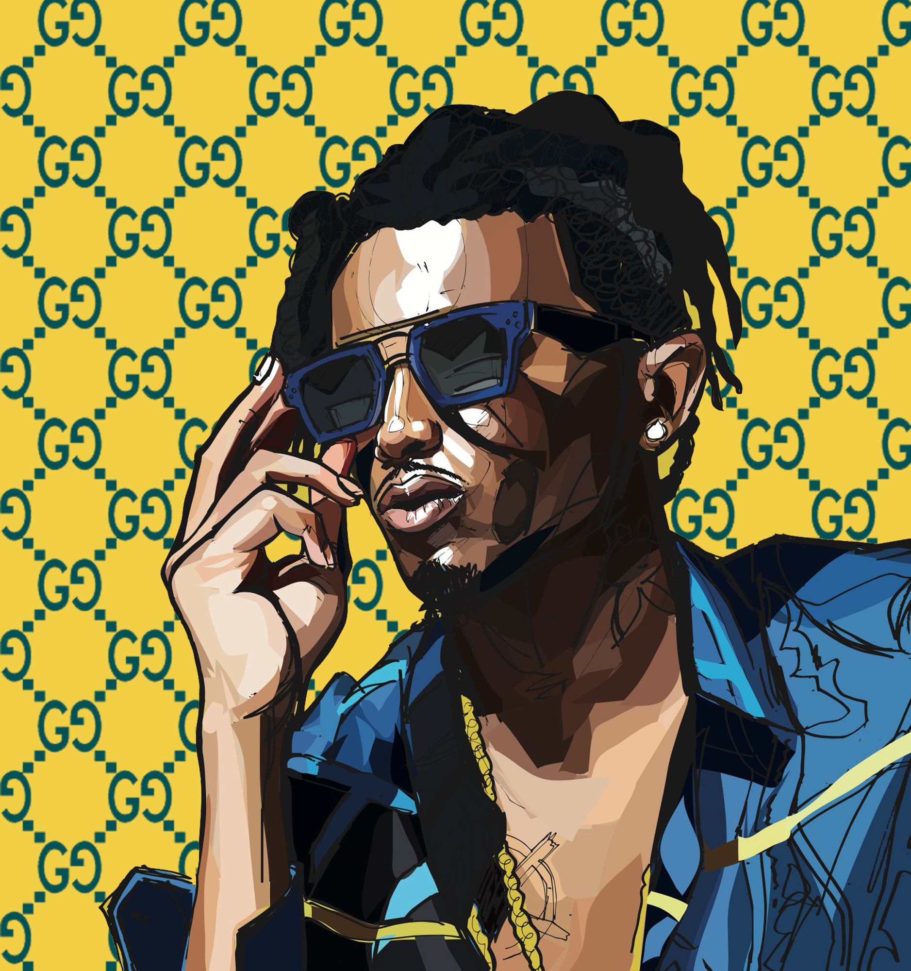 Playboi Carti Cartoon Wallpapers