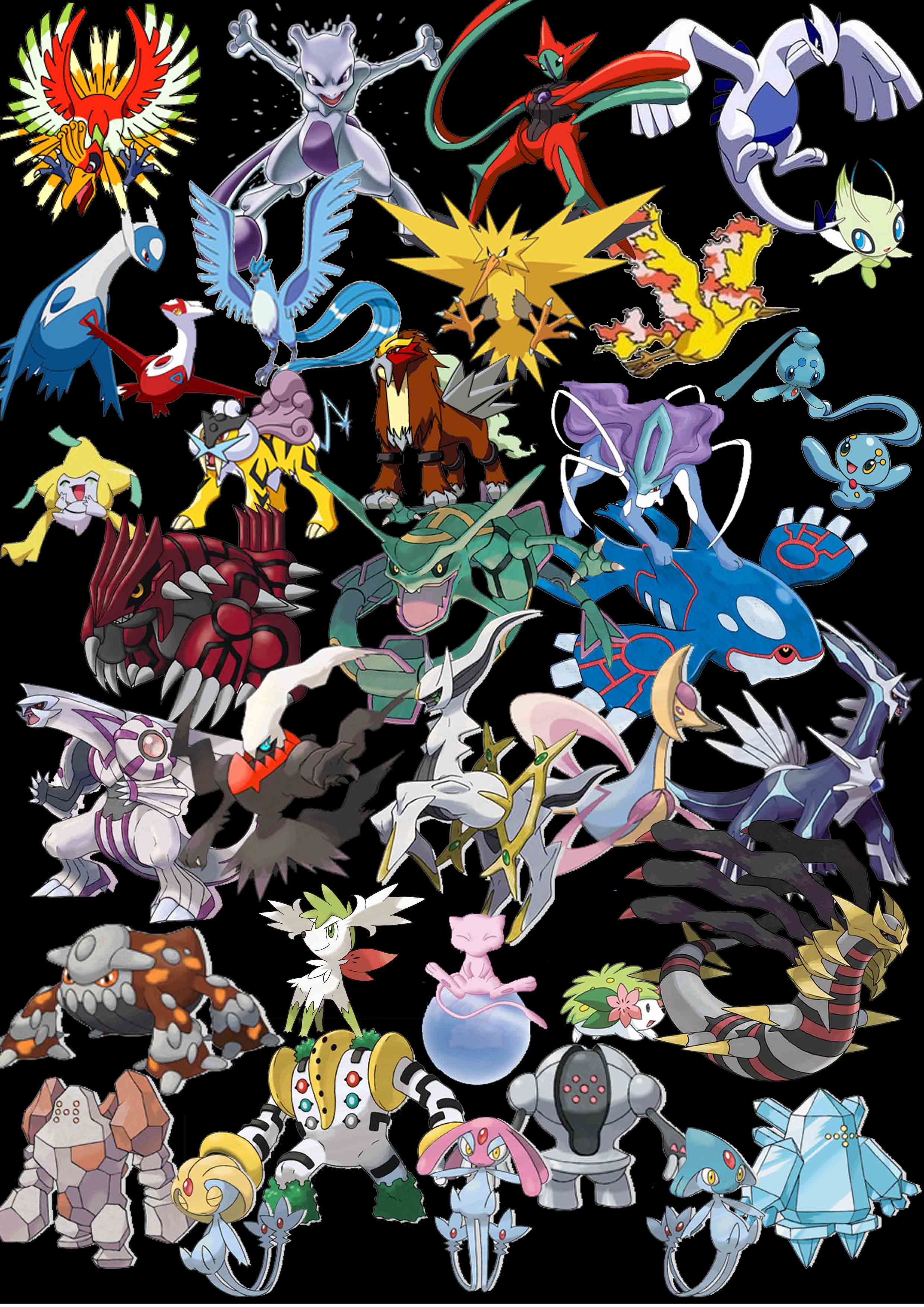 Pokemon All Legendary Wallpapers