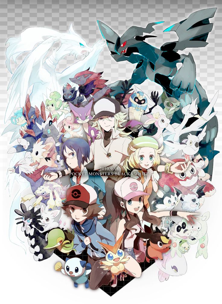 Pokemon Black And White Images Wallpapers