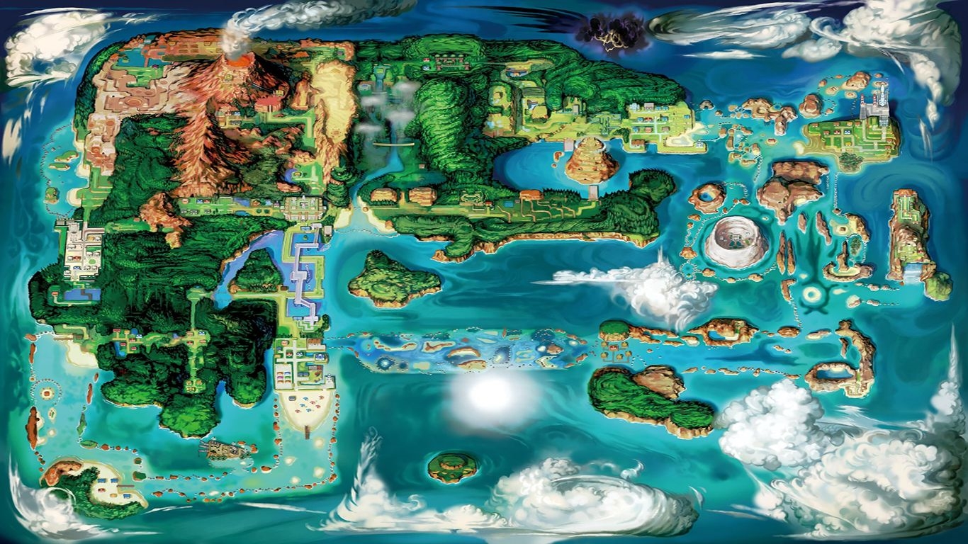 Pokemon Map Wallpapers