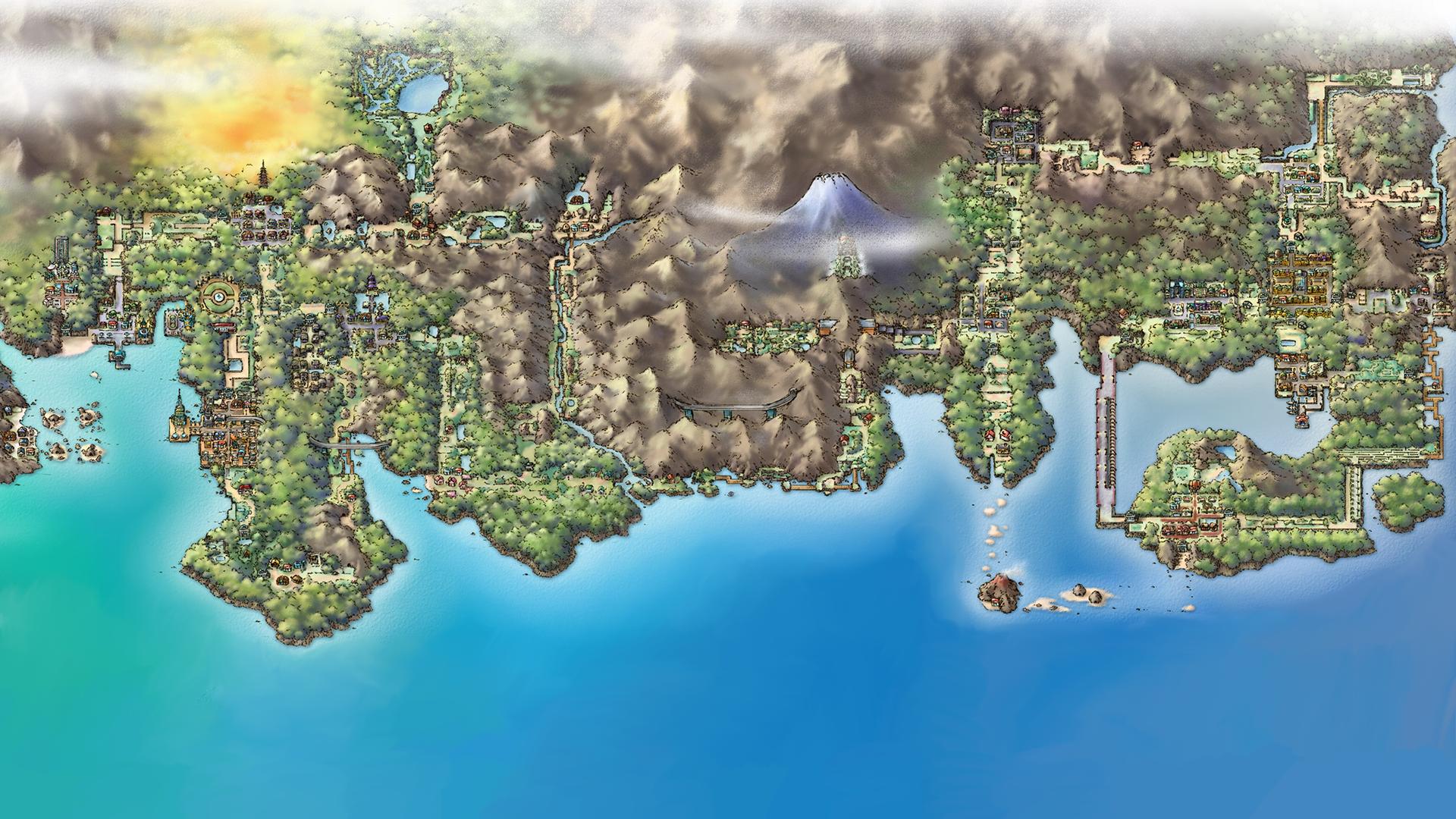 Pokemon Map Wallpapers