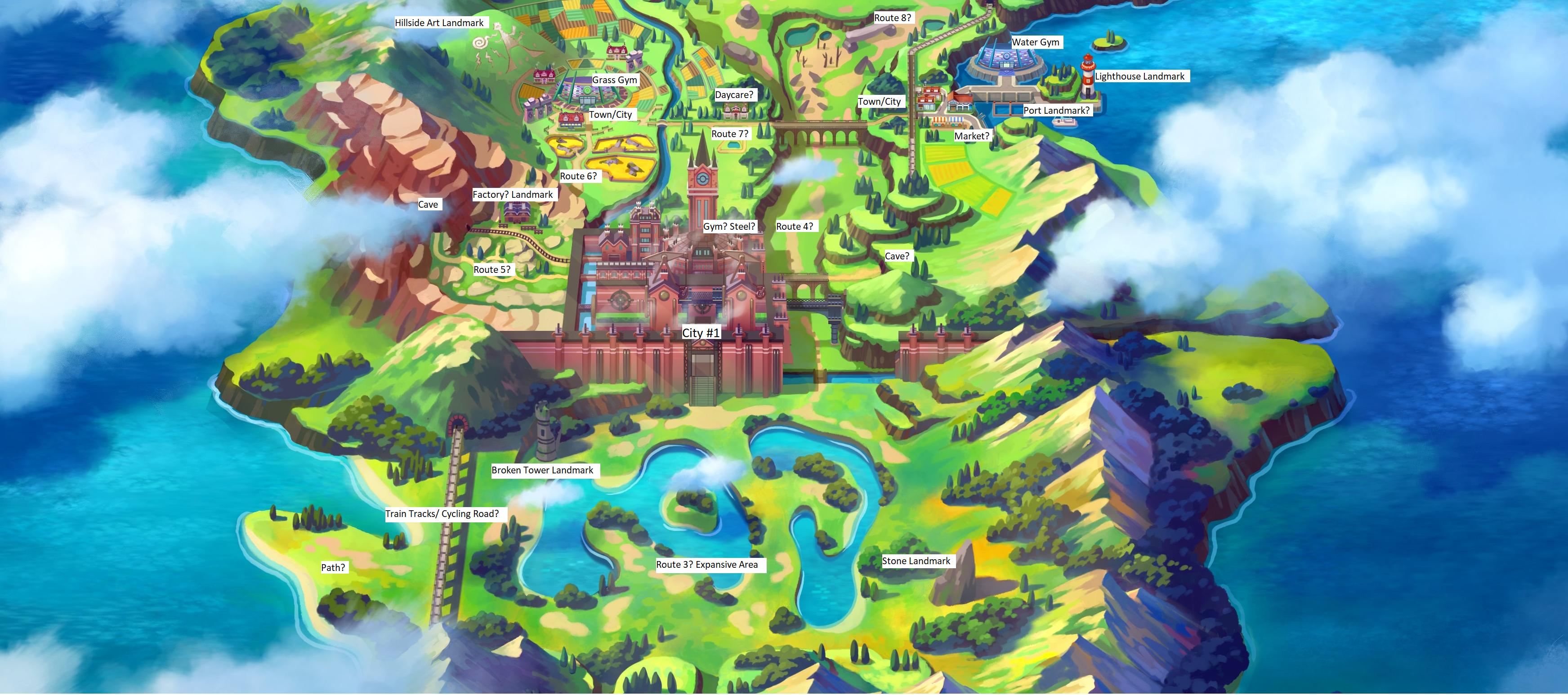 Pokemon Map Wallpapers
