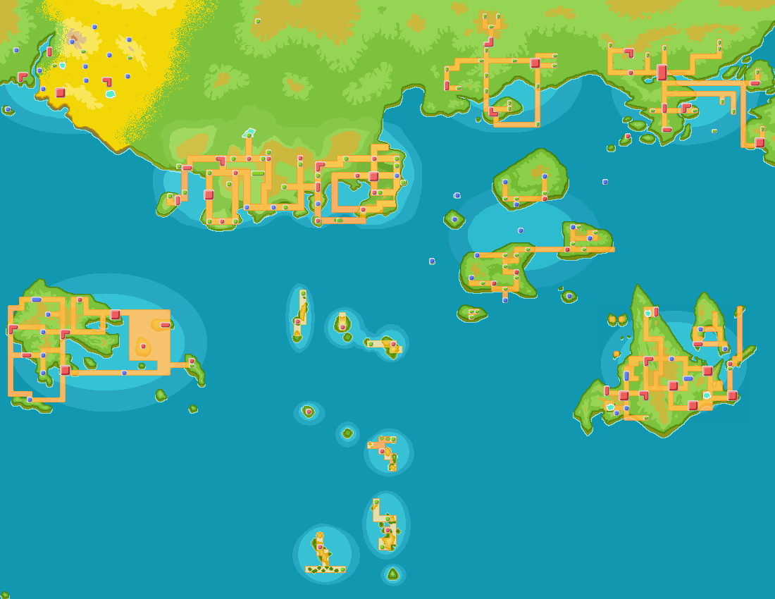 Pokemon Map Wallpapers