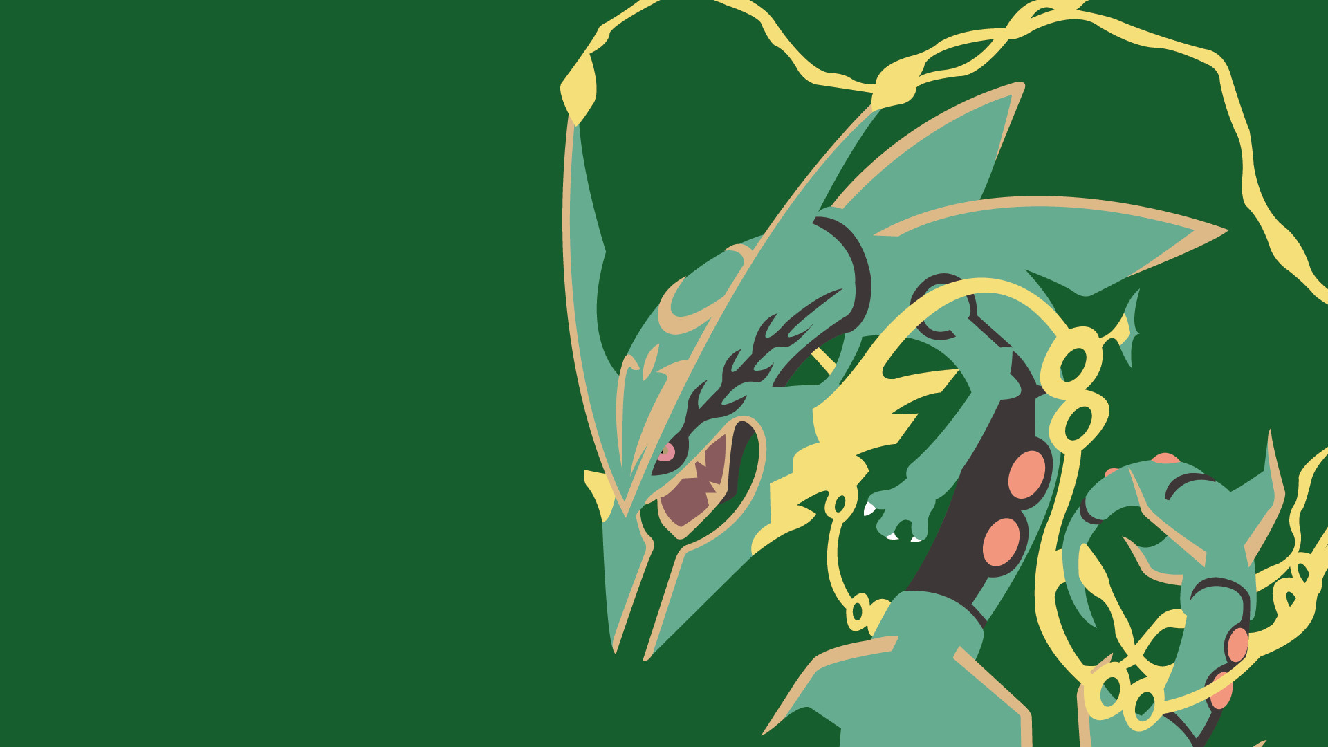 Pokemon Rayquaza Fanart Wallpapers