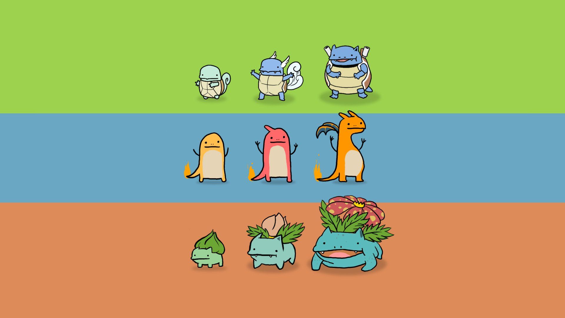 Pokemon Starters Wallpapers