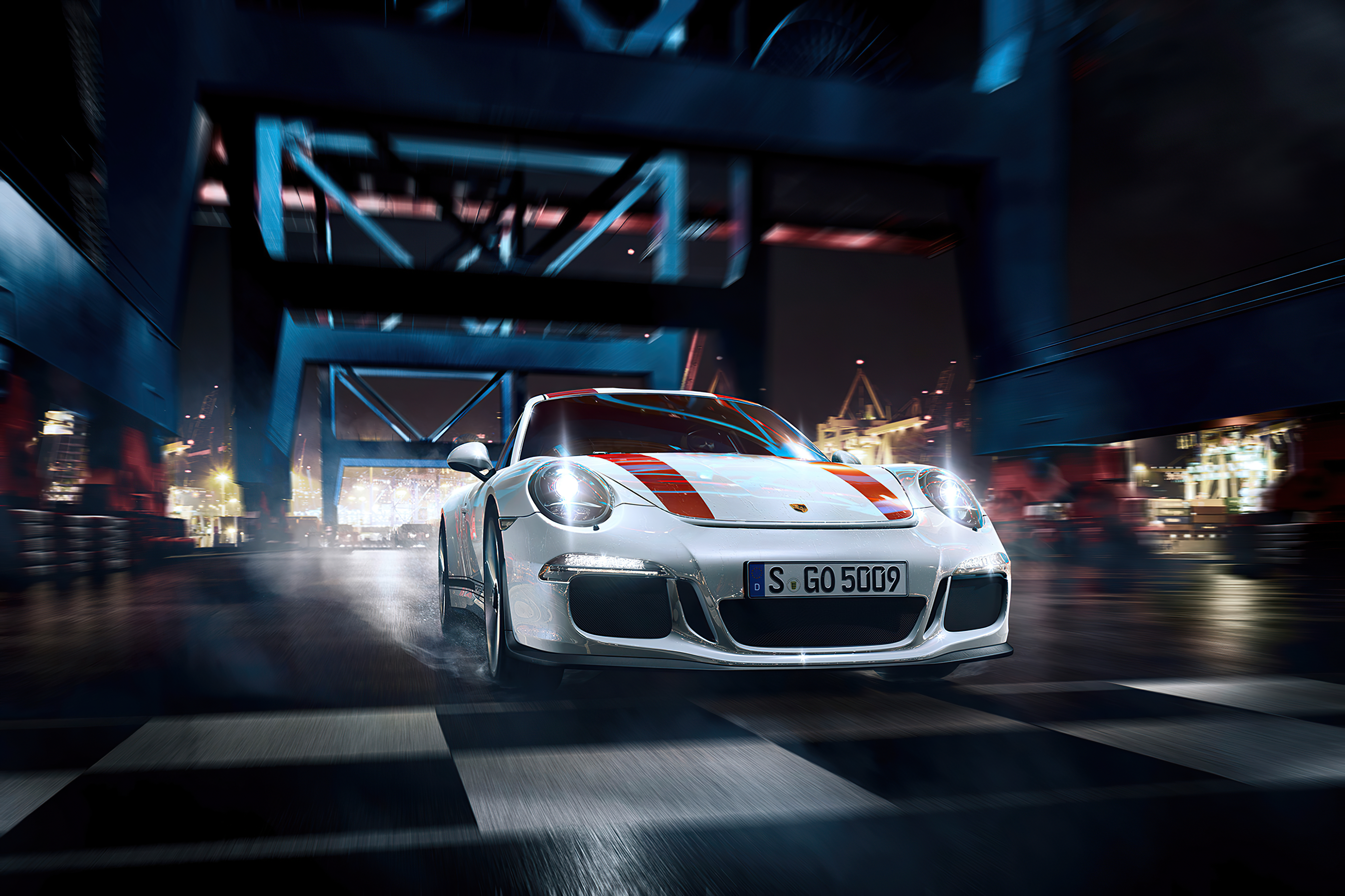 Porsche White Color Wallpapers