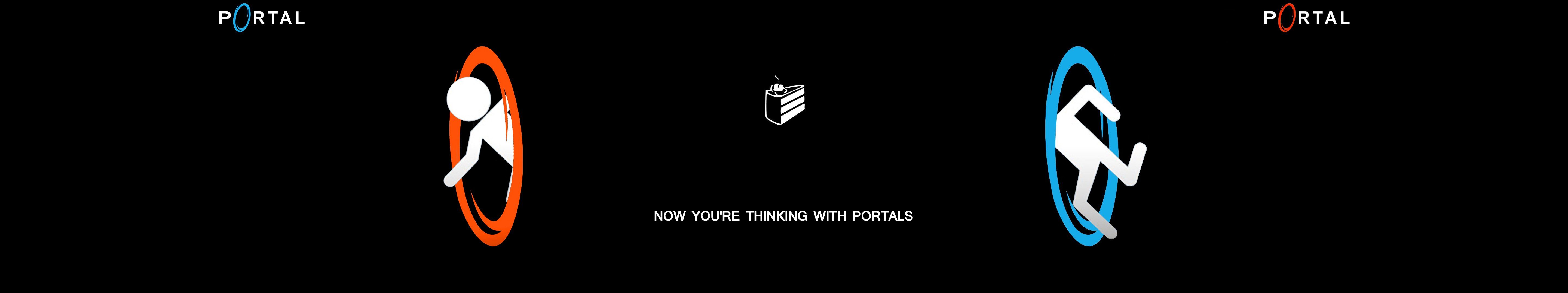 Portal Dual Monitor Wallpapers