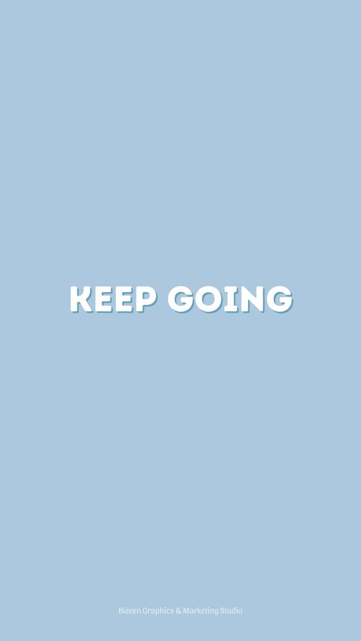 Positive Blue Aesthetic Quotes Wallpapers