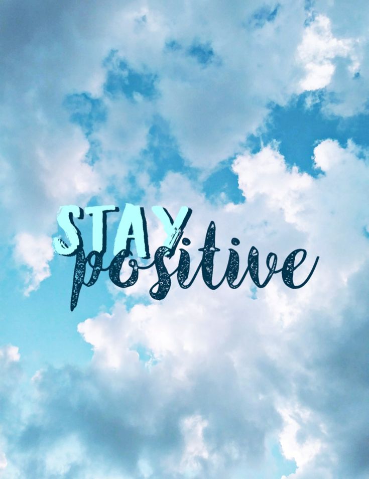 Positive Blue Aesthetic Quotes Wallpapers