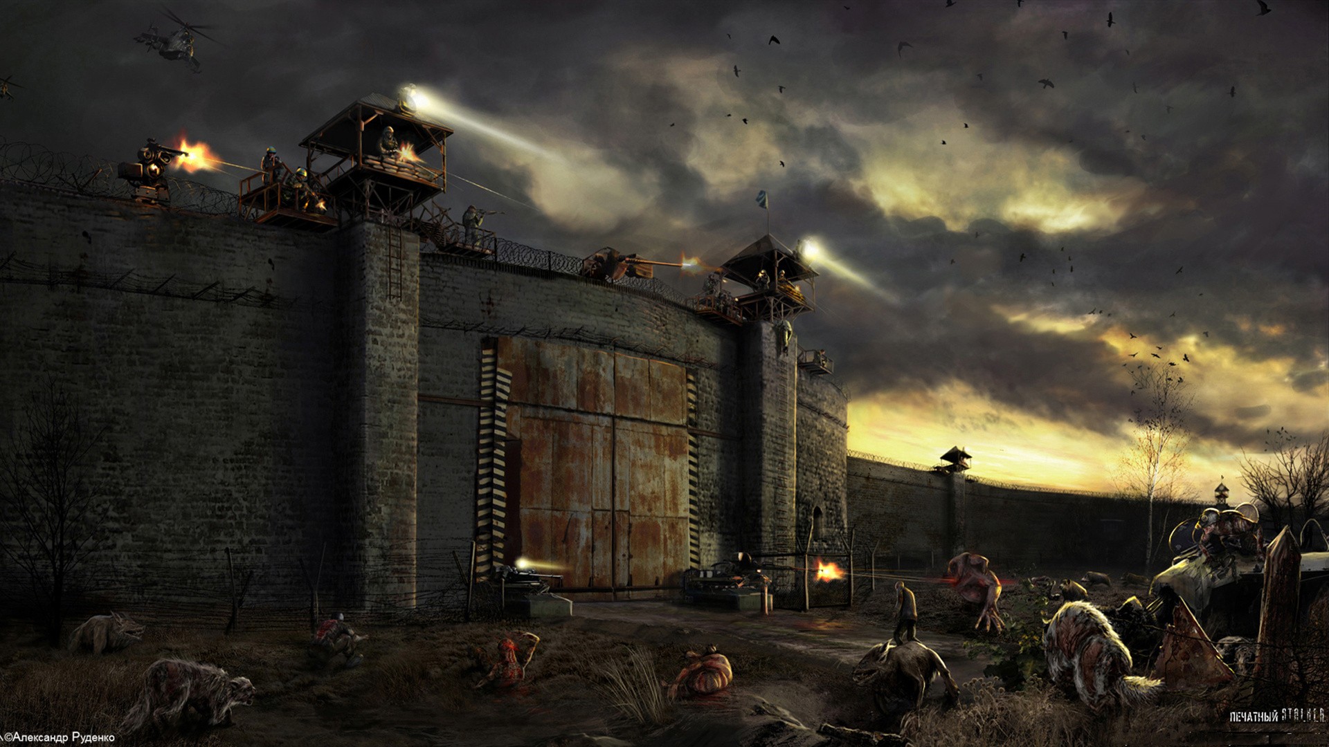 Post Apocalyptic City Zombies Wallpapers