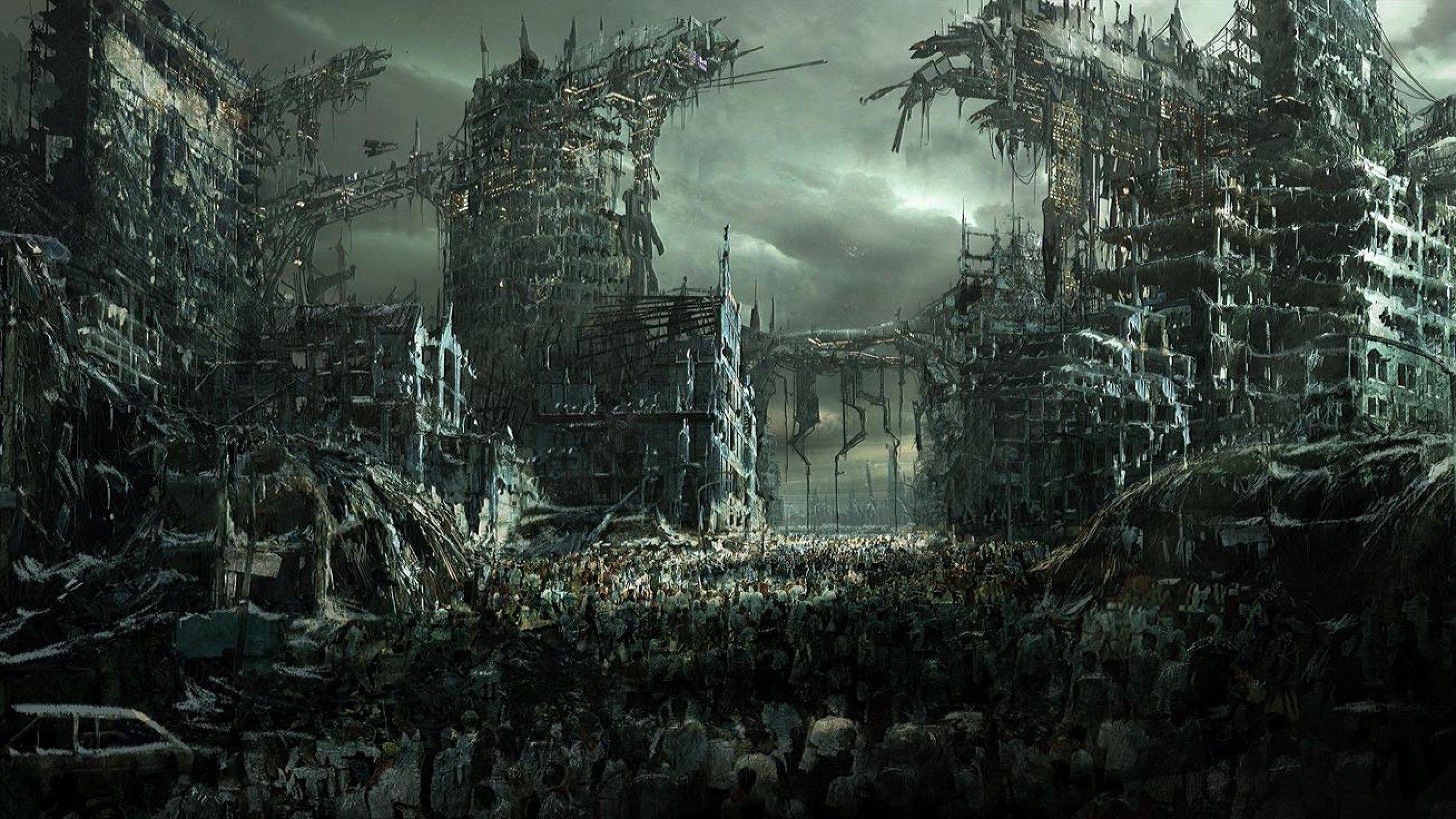 Post Apocalyptic City Zombies Wallpapers