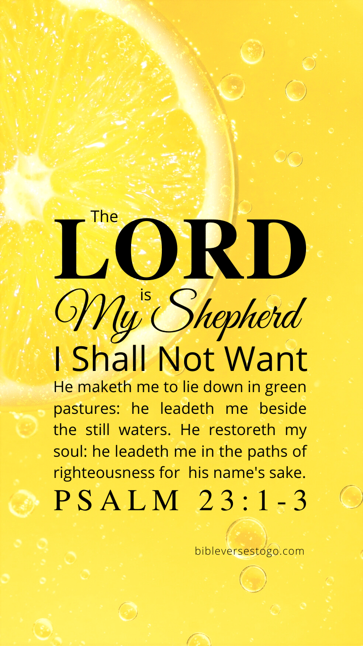 Psalm 23 Wallpapers