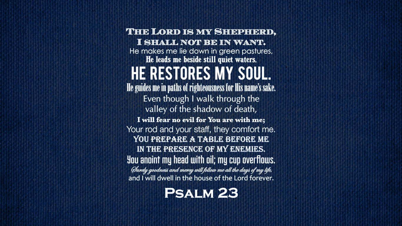 Psalm 23 Wallpapers