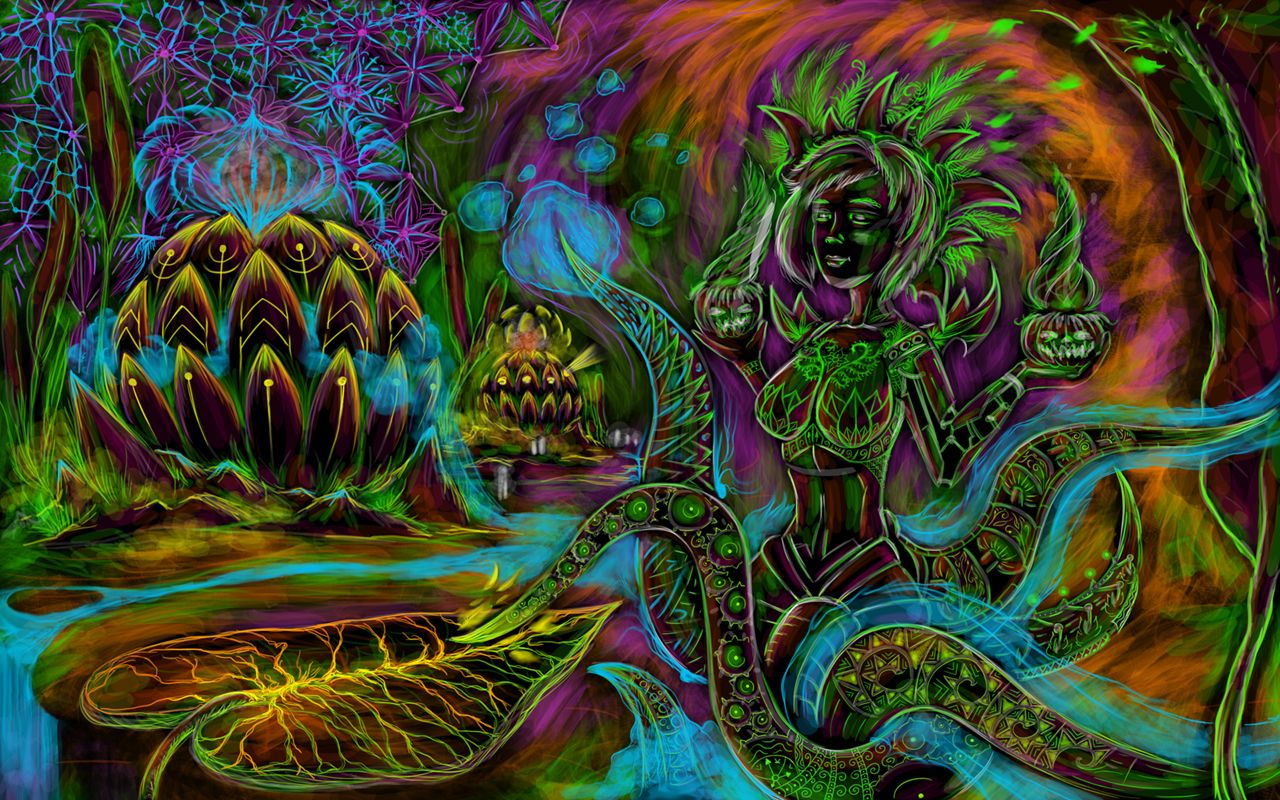Psychedelic Landscape Wallpapers