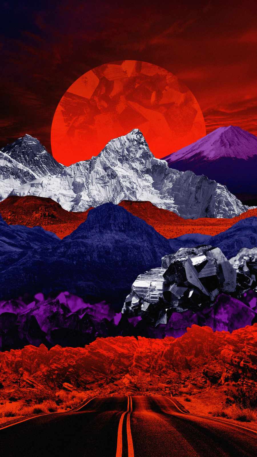 Psychedelic Mountain Wallpapers