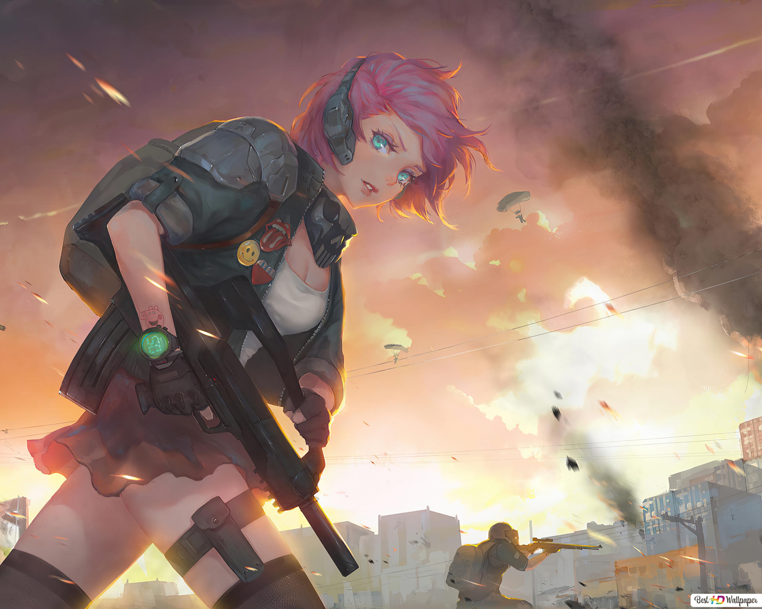 Pubg Anime Girl Wallpapers