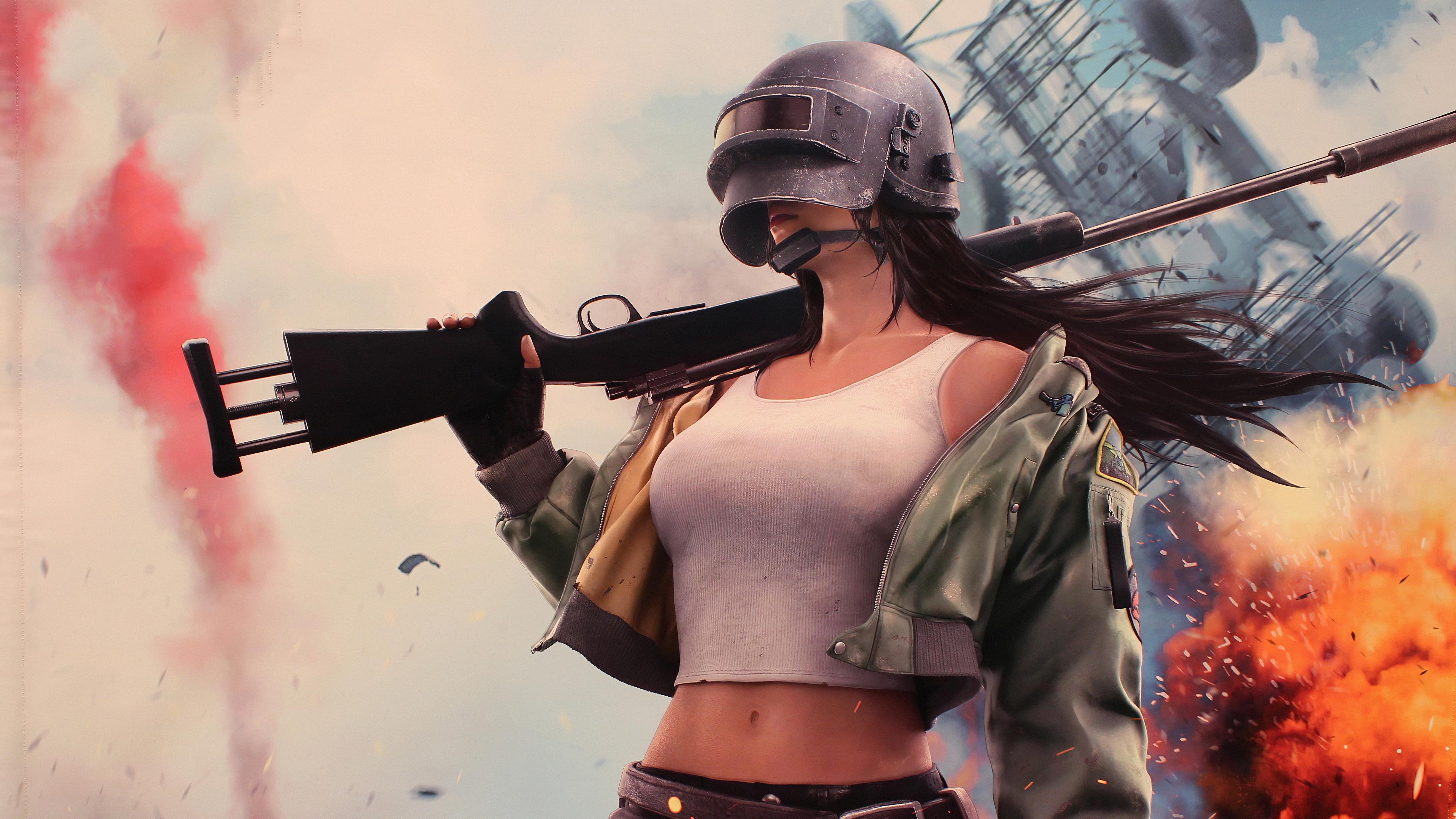 Pubg Real Girl Hd Wallpapers