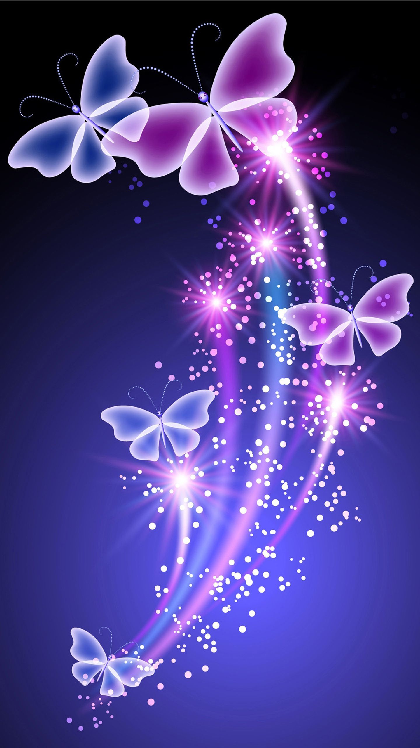 Purple And Blue Butterfly Wallpapers
