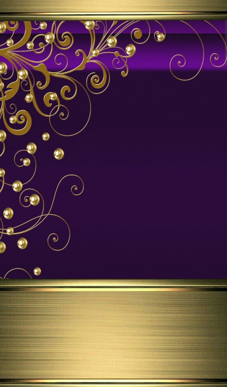 Purple And Gold Wallpapers