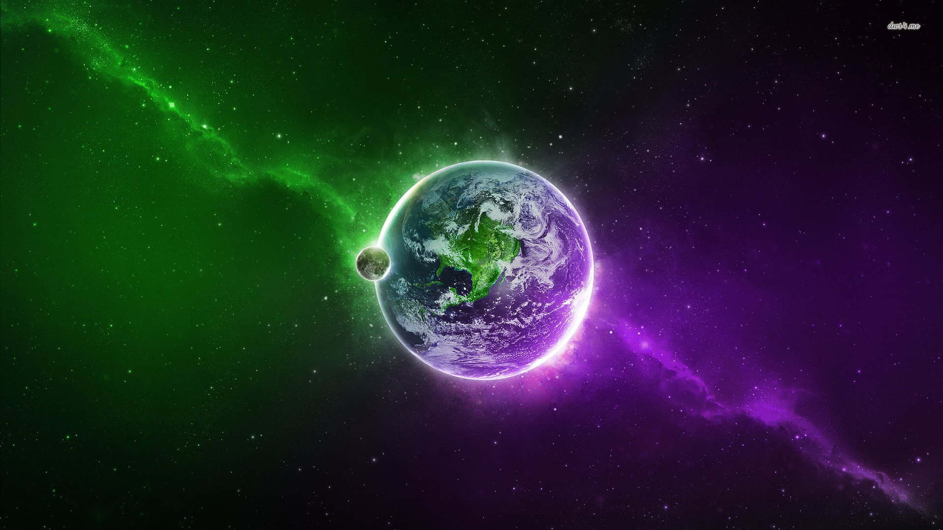 Purple And Green Wallpapers