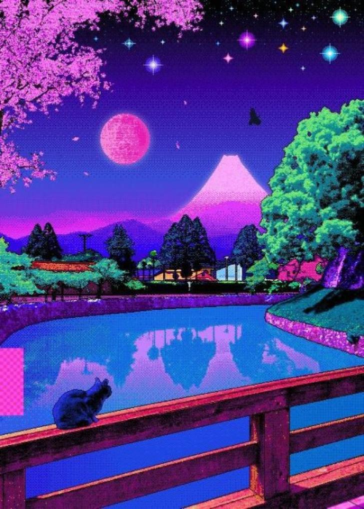 Purple Anime Aesthetic Wallpapers