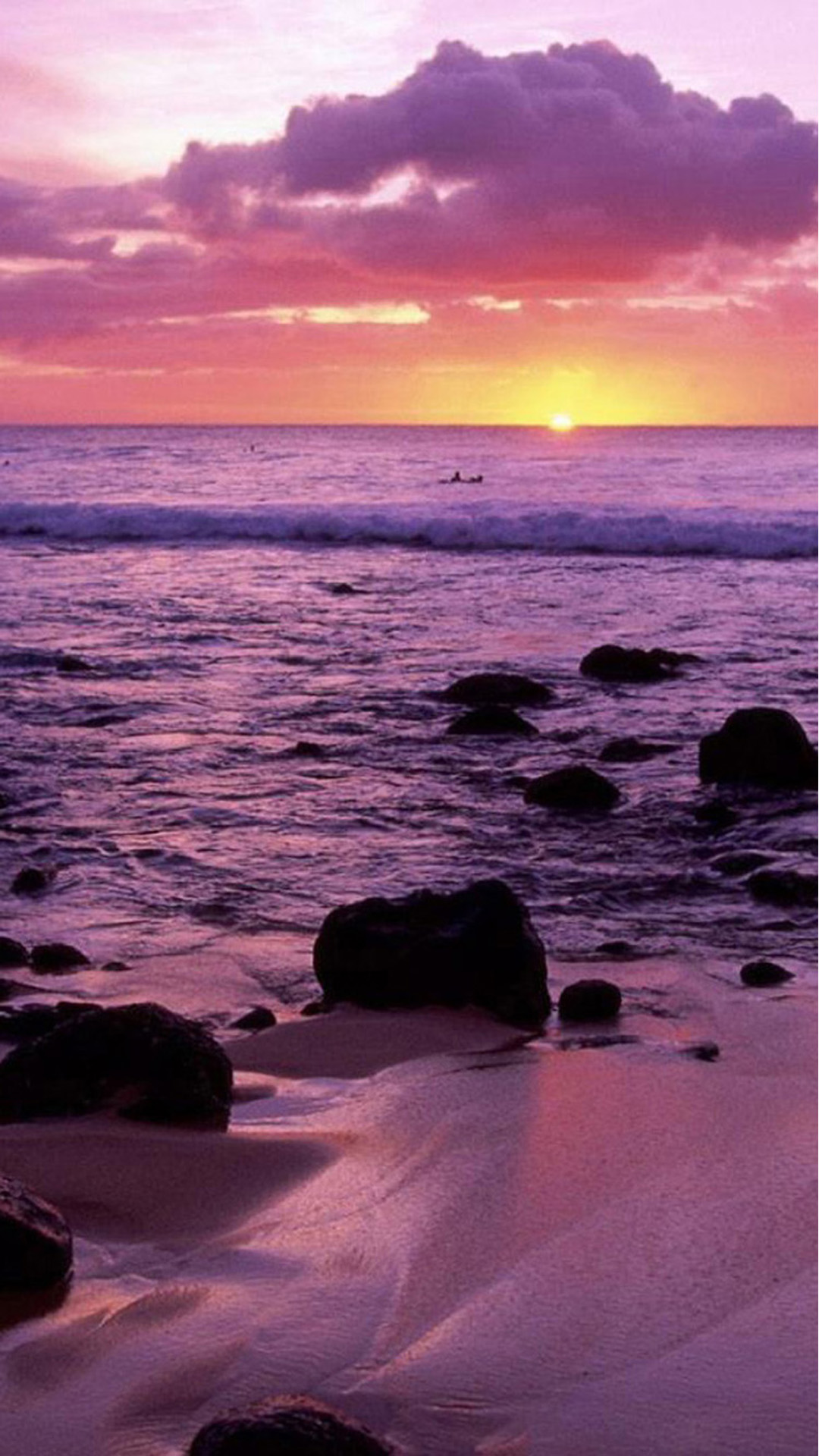 Purple Beach Wallpapers