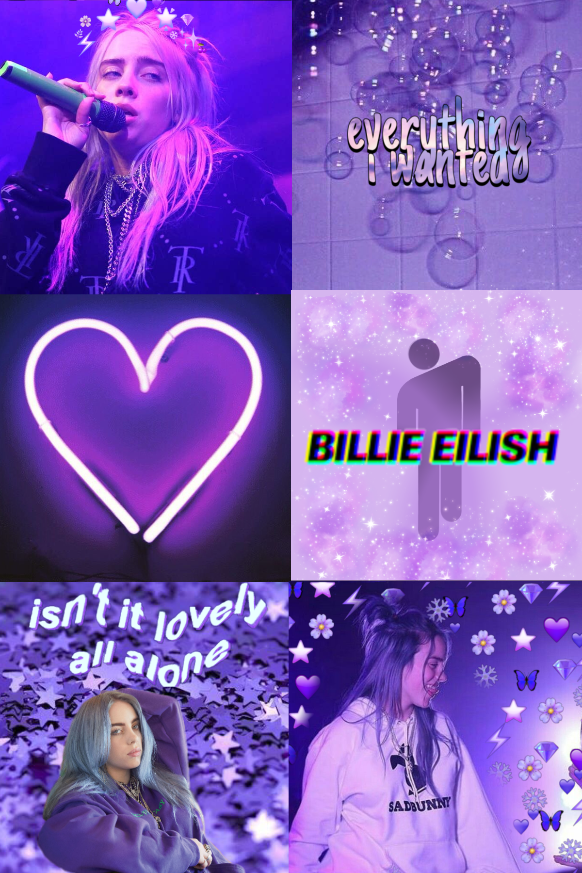 Purple Billie Eilish Wallpapers
