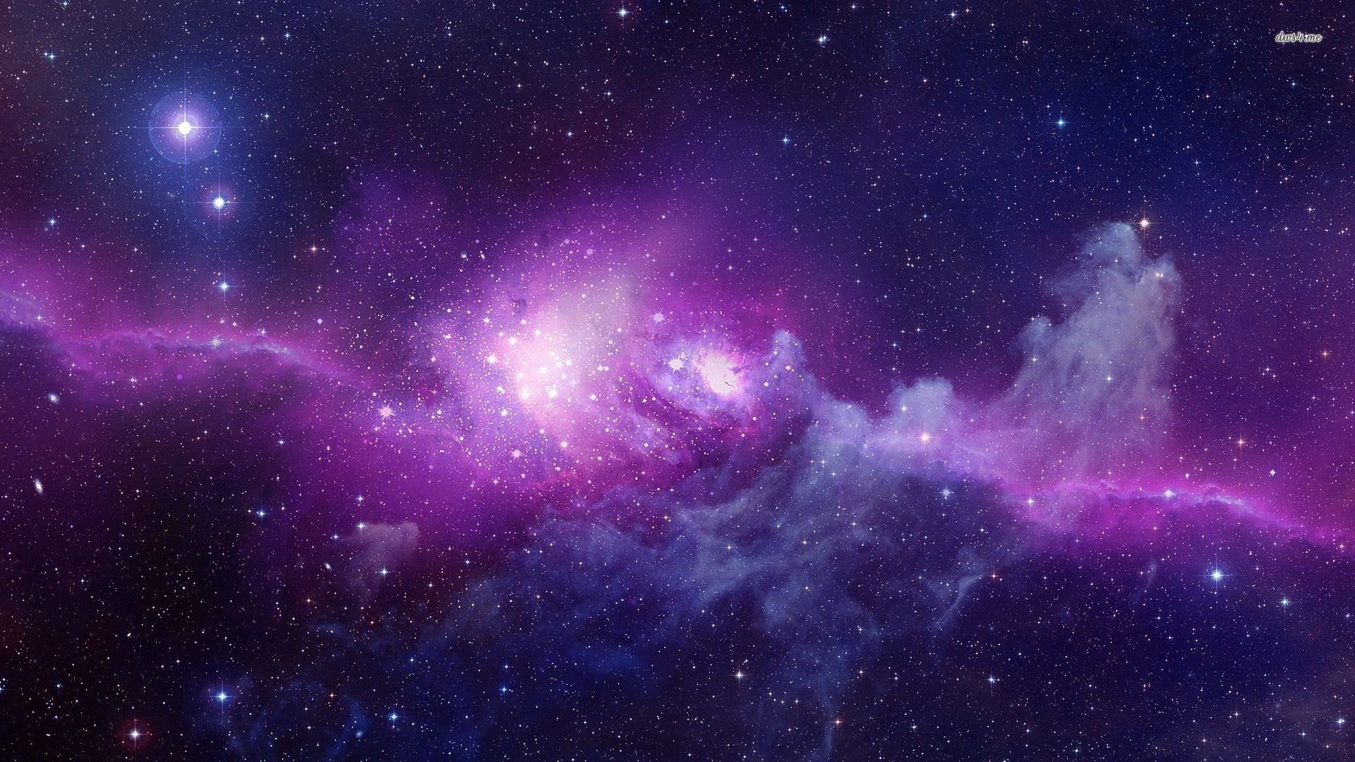 Purple Blue Nebula Wallpapers