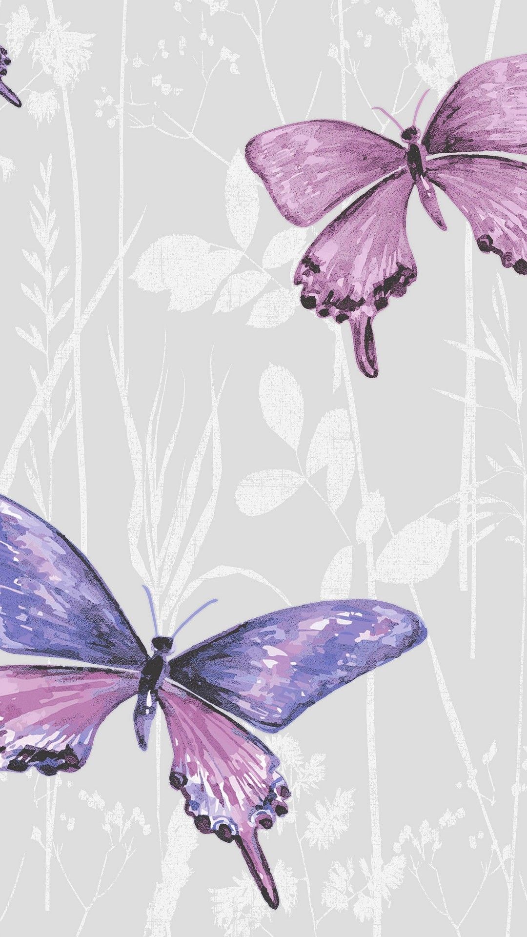 Purple Butterfly Mobile Wallpapers