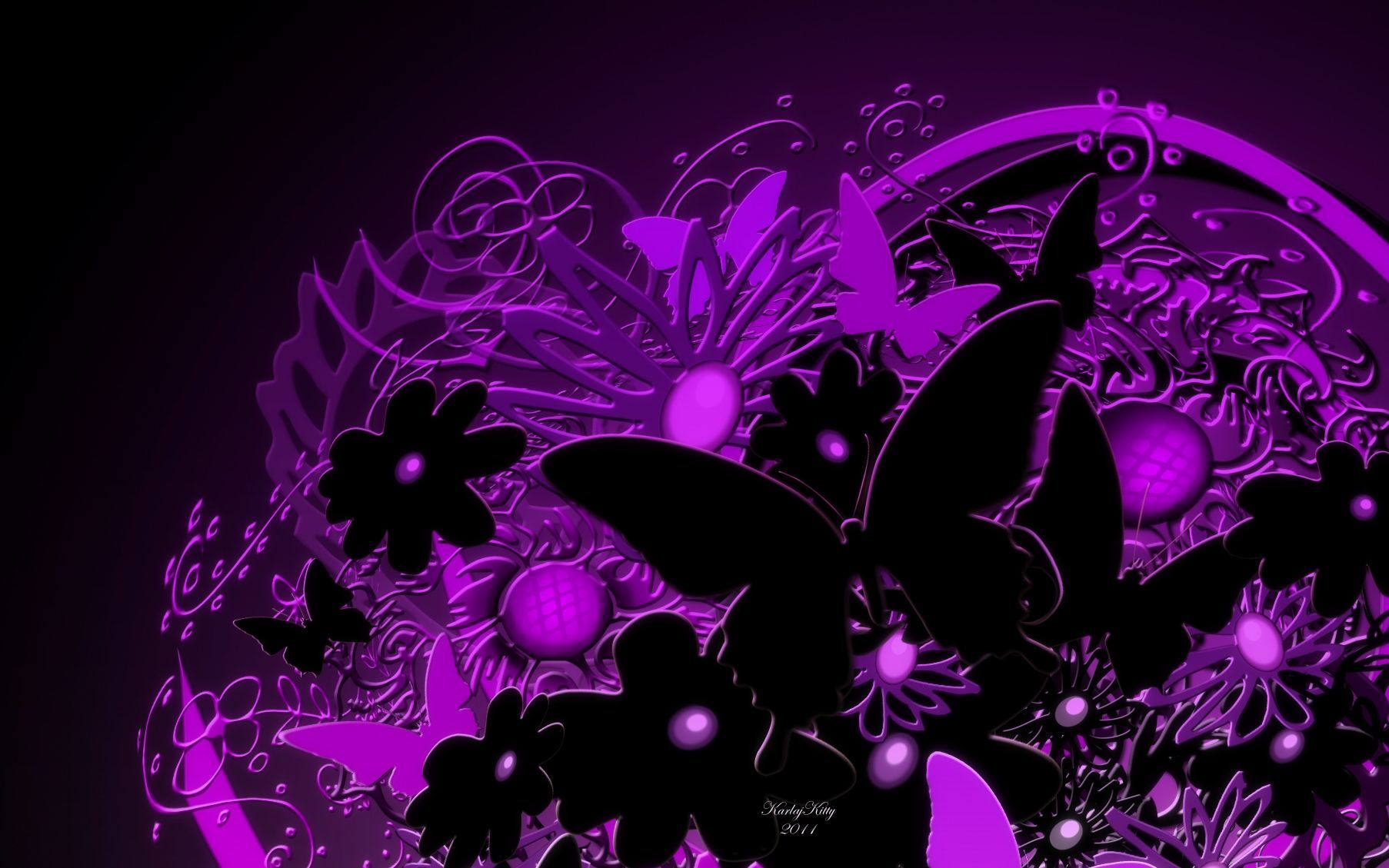 Purple Butterfly Wallpapers