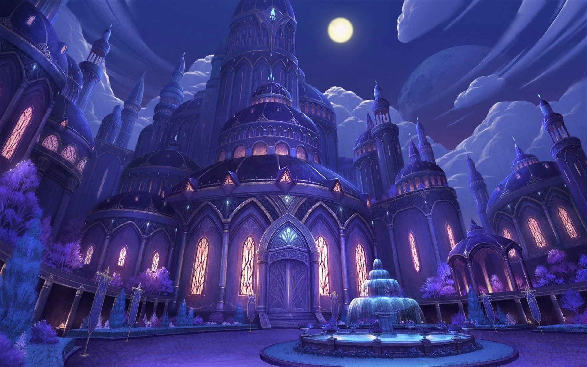 Purple Castle Wallpapers