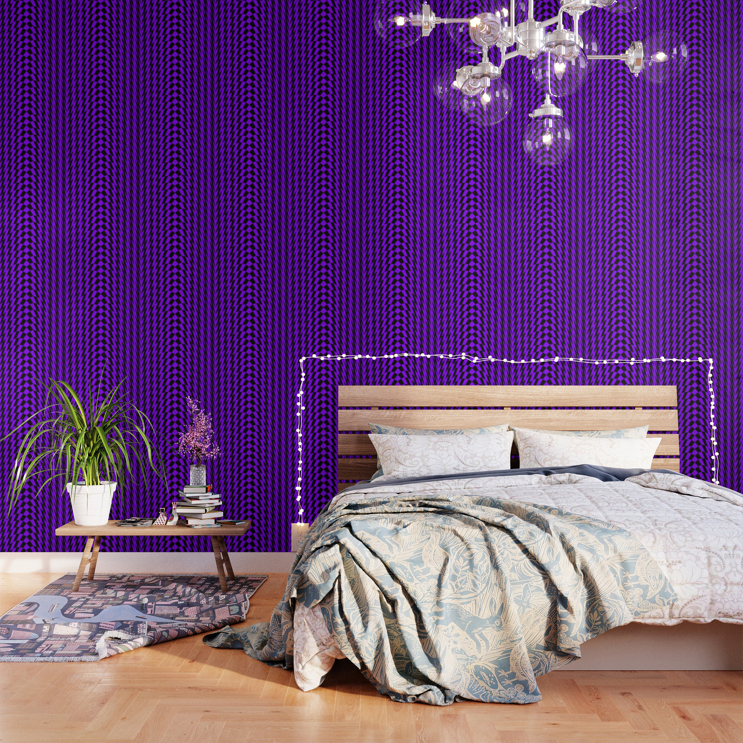 Purple Checkered Wallpapers