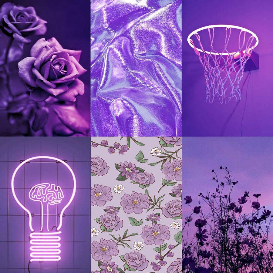 Purple Collage Wallpapers