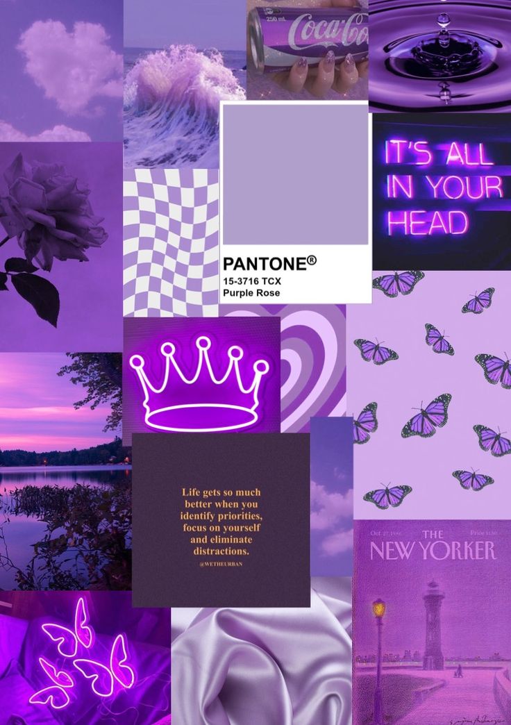 Purple Collage Wallpapers