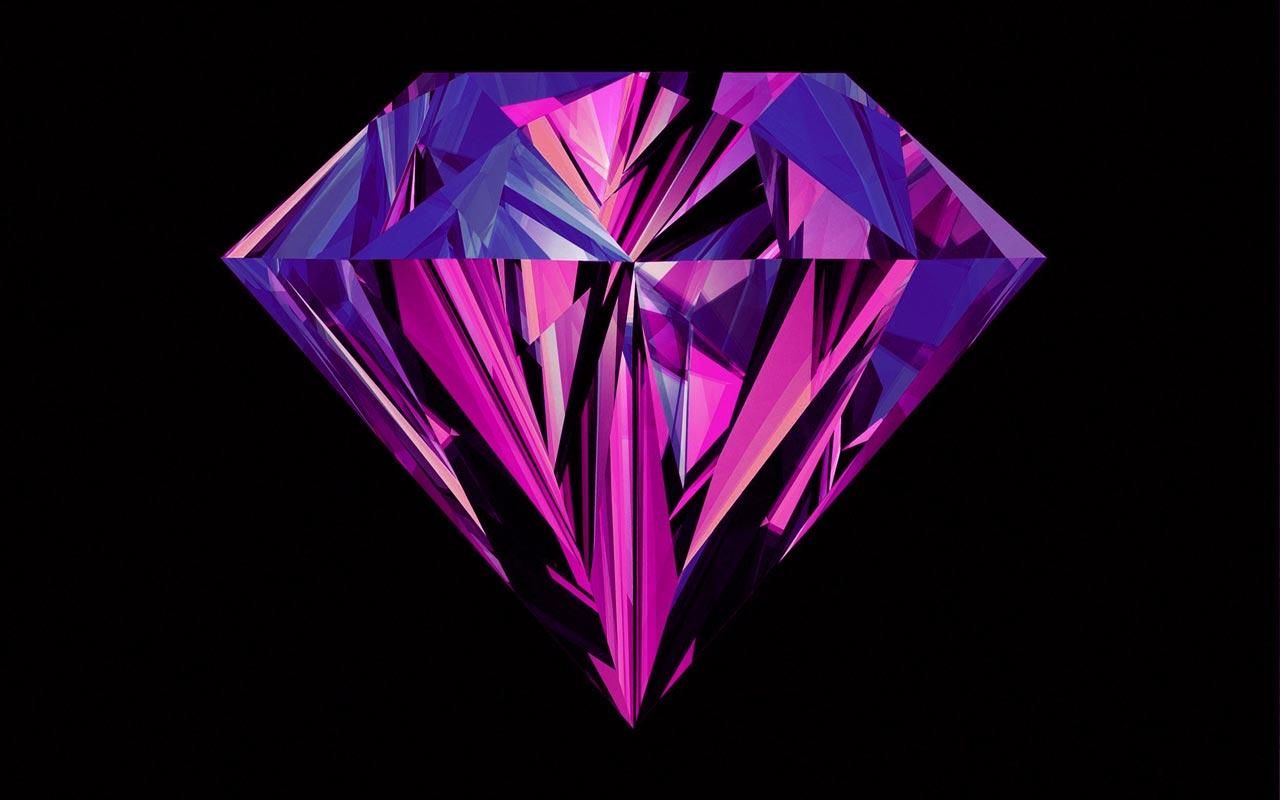 Purple Diamond Wallpapers