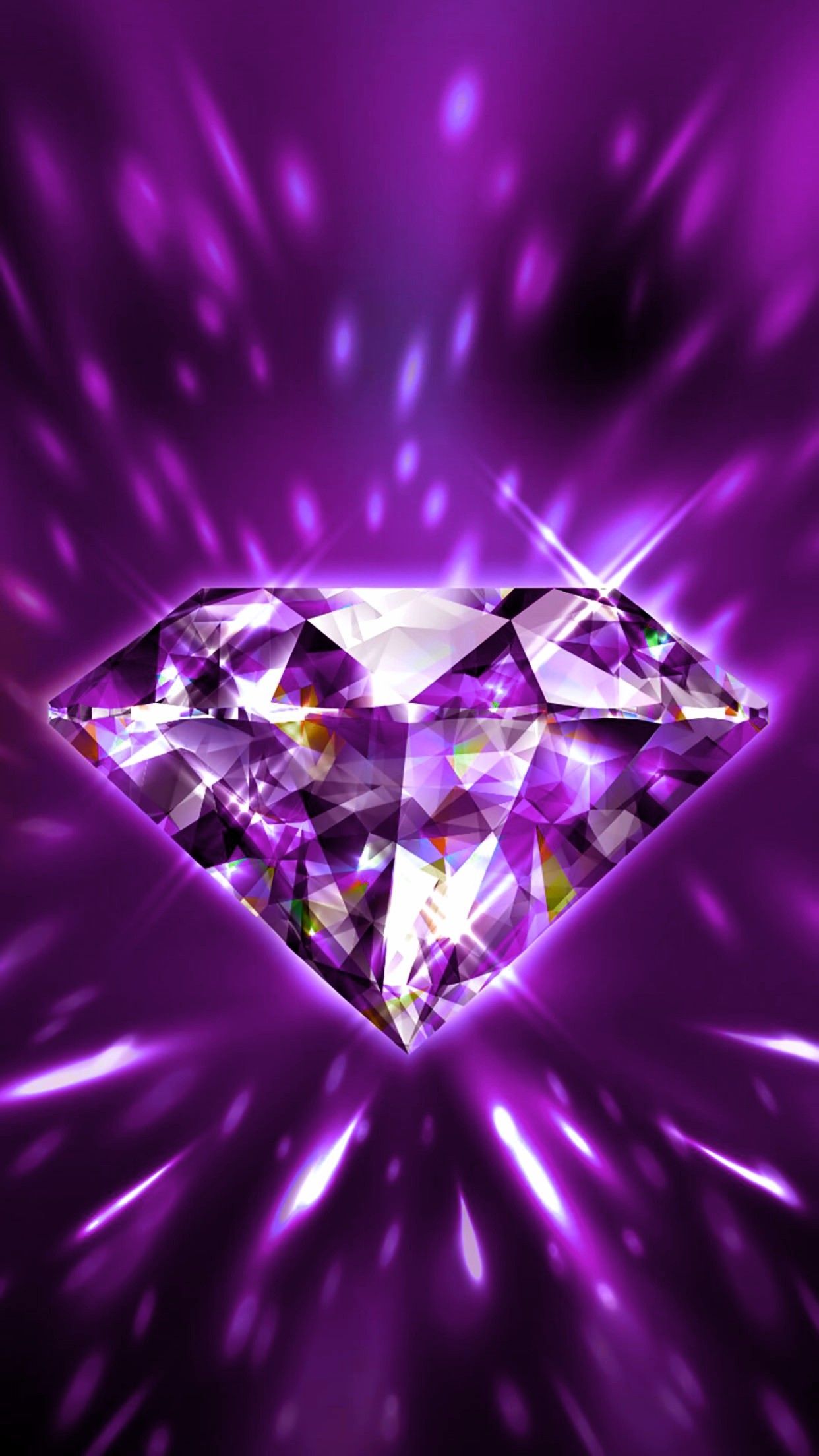 Purple Diamond Wallpapers