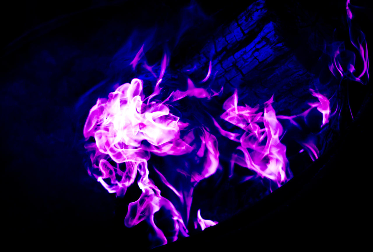 Purple Flame Wallpapers